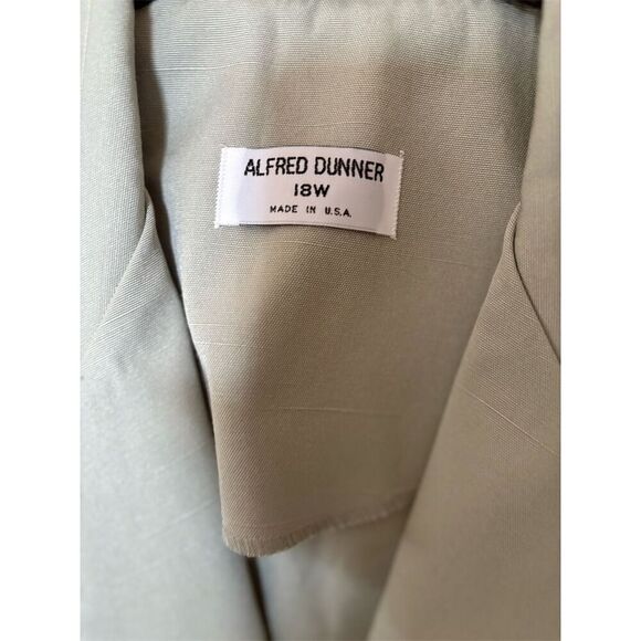 Alfred Dunner Women's Plus 18W Sage Skirt Suit Set 2 Piece Workwear - Picture 5 of 11